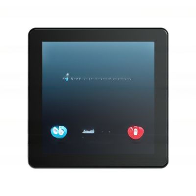 Современный стиль дизайна 4.0 дюймовый Modbus Программируемый сенсорный экран Цвет LCD Большой вентилятор катушки Термостат