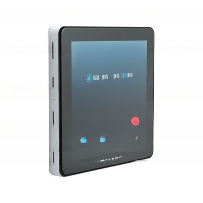 Современный стиль дизайна 4.0 дюймовый Modbus Программируемый сенсорный экран Цвет LCD Большой вентилятор катушки Термостат