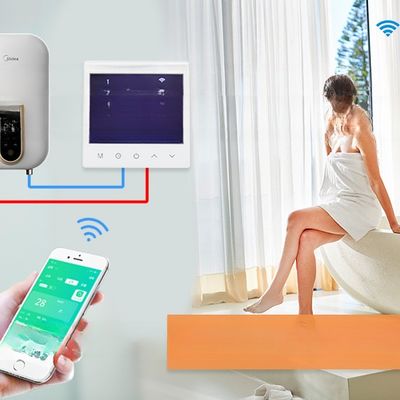 Интеллектуальный 24VAC/110VAC/220VAC источник питания WIFI термостат с коммуникацией Modbus