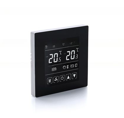 Белый LCD комнатный термостат с цифровым экраном 5 1 1 Программируемый KNX совместимый