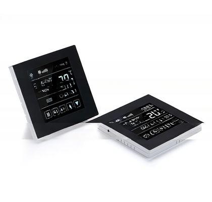 Белый LCD комнатный термостат с цифровым экраном 5 1 1 Программируемый KNX совместимый